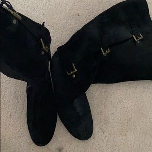 AEROSOLES black high top boots